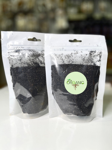 تخم شربتی ریز جاوید ارگانیک – دانهای سالم و طبیعی برای نوشیدنی و دسر